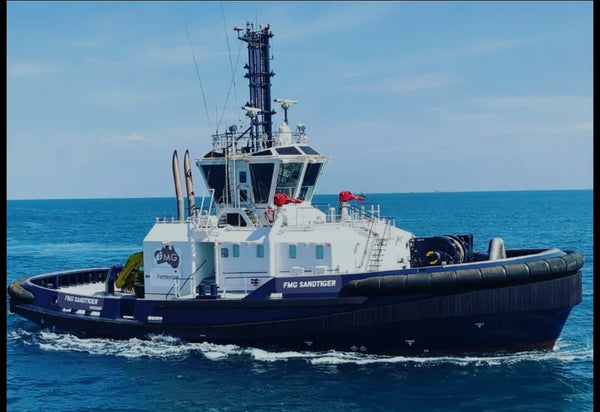 FMG Sandtiger Tug boat with Drip Tray
